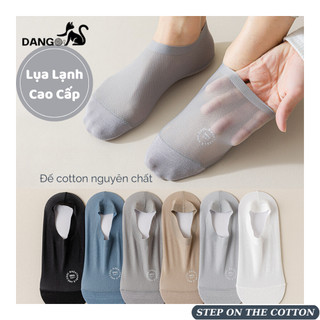 HOT 🌟 Tất vớ lười nam, tất hè lưới SIÊU MÁT VÔ HÌNH cao cấp Dango đế cotton thấm hút có silicon gót