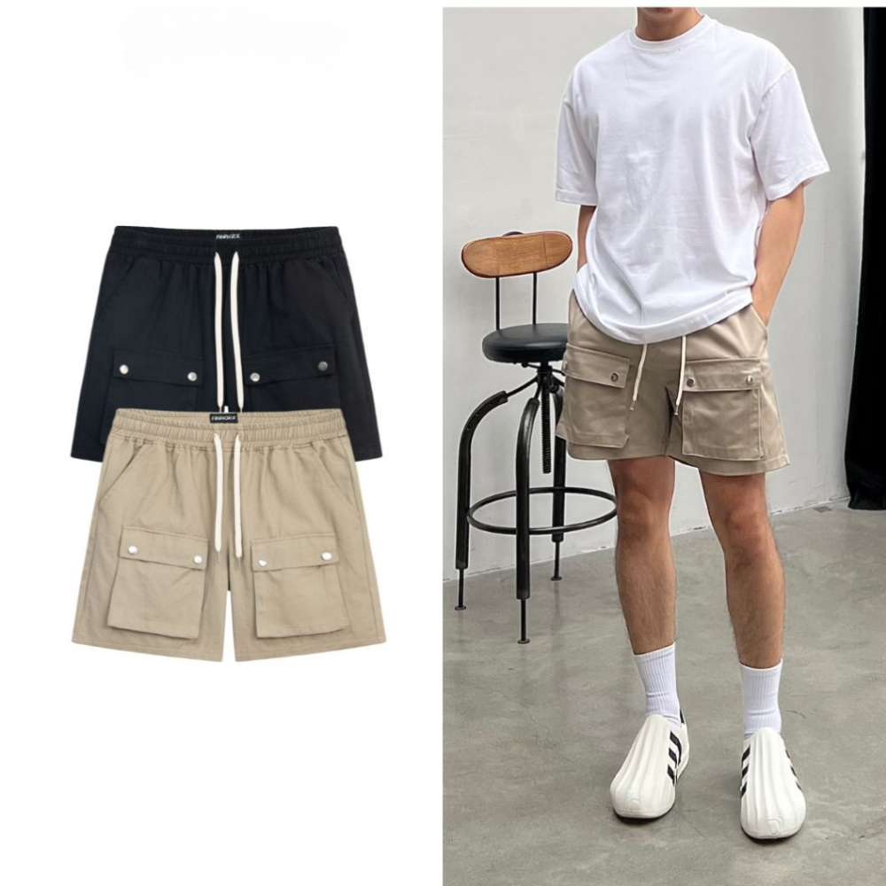 Quần Short Kaki túi hộp phong cách đường phố thời trang short Gm Brand