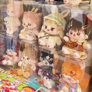 Hộp nhựa pvc đựng doll 15cm/20cm, mô hình, figure, lego lắp ráp, len móc,.. || hộp pvc dẻo dai chống bụi trong suốt