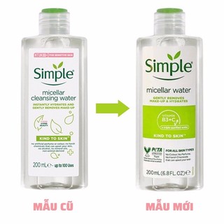 Nước tẩy trang Simple Micellar Water