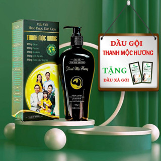 [Hàng Loại 1] Dầu Gội Thảo Dược Dân Gian Thanh Mộc Hương, dầu gội bưởi, bồ kết, hà thủ ô ngăn rụng tóc, phục hồi hư tổn