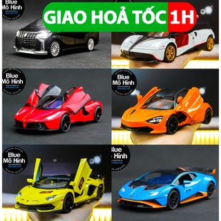 Mô hình xe bằng kim loại tuyệt đẹp mở được hết cửa 1:24