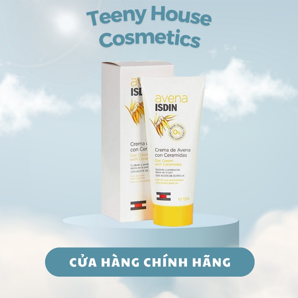 Kem dưỡng ẩm phục hồi da Avena Isdin Oatmeal Cream with Ceramides