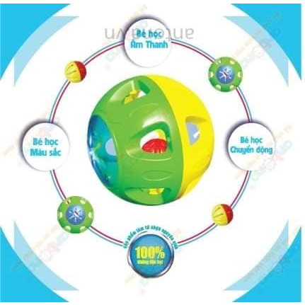 Quả Bóng Antona No.311 Cho Bé Vận Động Nhận Biết Màu Sắc, Âm Thanh, Phát Triển Khả Năng Cầm, Nắm Đồ Vật
