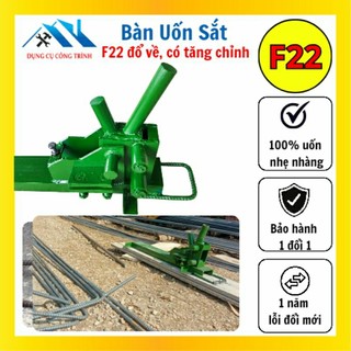 Bàn bẻ mỏ sắt cây phi 22 dùng trong thi công công trình xây dựng