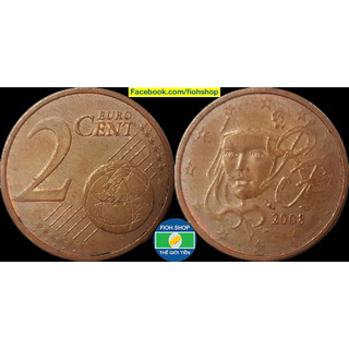 Đồng xu 2 euro cent pháp 1999-nay