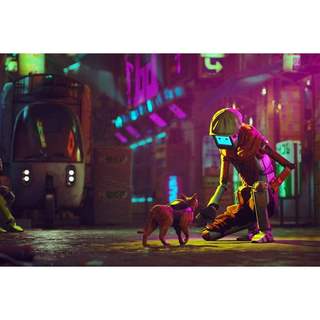 Đĩa Game PS4 Stray -  Cuộc phiêu lưu của chú mèo lạc trong thành phố robot