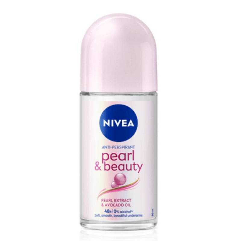 LĂN NGĂN MÙI NIVEA PEARL & BEAUTY NGỌC TRAI 50ML/ LĂN KHỬ MÙI NIVEA/ LĂN NÁCH NIVEA