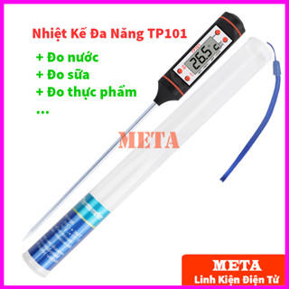 Nhiệt kế điện tử thực phẩm TP101, đo nhiệt độ sữa, nước, dầu ăn, thực phẩm... từ -50oC ~ 300oC