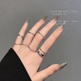 Set 7 Nhẫn Phong Cách Kpop Cổ Điển Thời Trang