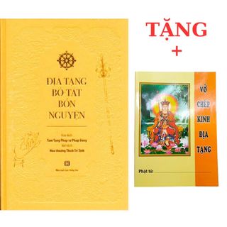 Sách Kinh Địa Tạng Bồ Tát Bổn Nguyện + Tặng Vở chép kinh địa tạng