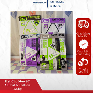 Hạt SC Animal Nutrition 1.5kg dành cho mọi lứa tuổi có men vi sinh và topping giúp cho mèo béo khỏe