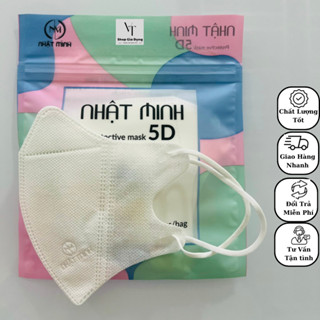   HÀNG CHÍNH HÃNG 😷THÙNG 200 CHIẾC KHẨU TRANG 5D MASK NHẬT MINH KHÁNG KHUẨN TIỆN LỢI ✔️ 