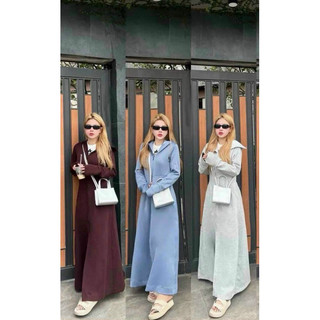 Áo chống nắng nữ toàn thân dáng váy chất umi cottong