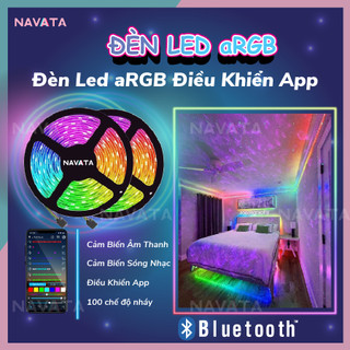 Đèn led nháy đuổi aRGB sấm sét 100 chế độ cảm biến nháy theo nhạc