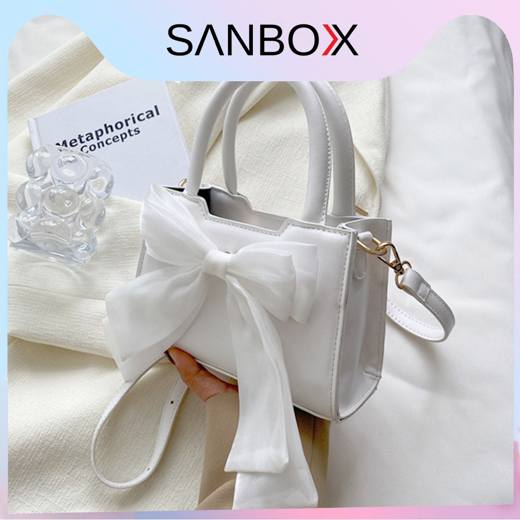 Túi xách nữ đeo chéo dây xích đi tiệc sang chảnh Sanbox Shop thời trang vintage trẻ trung năng động