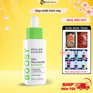 [Công Ty D11/24] Tinh chất Paula's Choice Thu nhỏ lỗ chân lông và làm sáng da 10% Niacinamide Booster 20ml