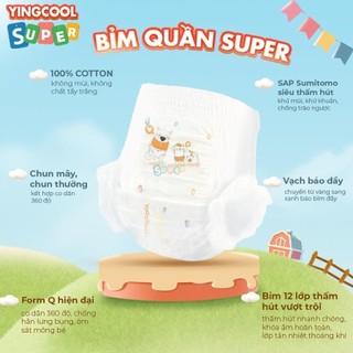 (TẶNG XE LẮC PHI HÀNH GIA) 2 BỊCH BỈM YINGCOOL SUPER