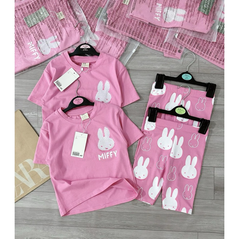 Set thỏ cotton cho bé gái