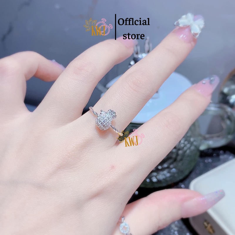 Nhẫn hình túi tiền, nhẫn may mắn.