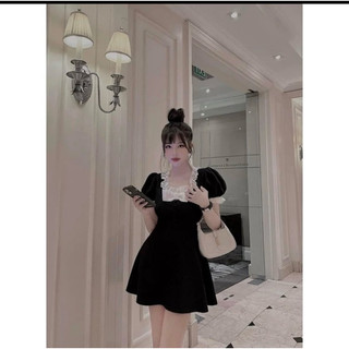 váy nhung tiểu thư