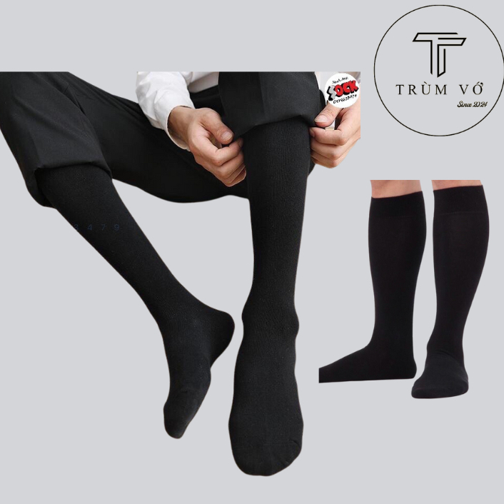 [RẺ] TẤT/VỚ cổ CAO văn phòng , mạnh mẽ , lich lãm chất cotton thấm hút , co giãn tốt , sexy , nam tính