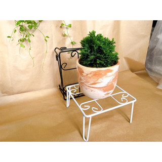 Kệ sắt vuông đặt chậu hoa , đế lót chậu cây cao cấp ( KT: 20cm x cao 10cm)
