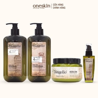 Dầu gội xả, kem ủ tóc, tinh dầu Dangello Keratin 60-500-800ML