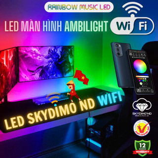 Đèn Led màn hình AMBILIGHT SKYDIMO 'ND - Bọc silicon, Kết nối WiFi, độ mượt 60fps, 100 hiệu ứng nhạc