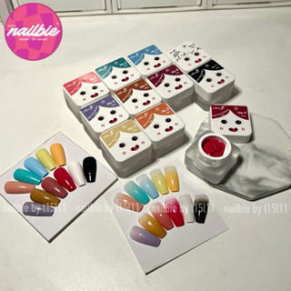 Sơn gel Monya lẻ dạng đặc hũ dặm ombre, vẽ nail 8ml nailbie