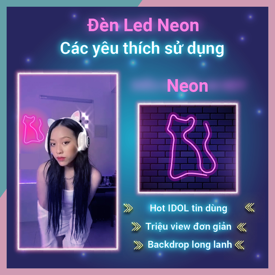 ĐÈN NEON SIGN LED NEON NHIỀU MẪU, ĐÈN TRANG TRÍ, DECOR PHÒNG NGỦ, PHÒNG KHÁCH, QUÁN CAFE