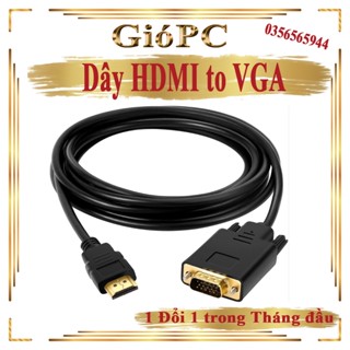 Dây chuyển đổi HDMI to VGA.dài khoảng 1m hoặc 1.3m, dùng cho máy tính để bàn.