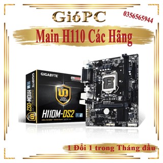Main h110 chạy socket lga 1151 ram drr4 cpu gen 6/7th
