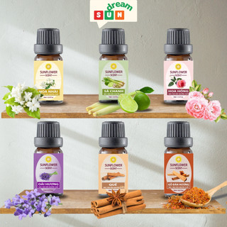 Tinh Dầu Thơm Phòng Nguyên Chất SunFlower 10ml Dùng Cho Máy Xông Tinh Dầu Giúp Khử Mùi Phòng Và Tỏa Hương Thơm Mát