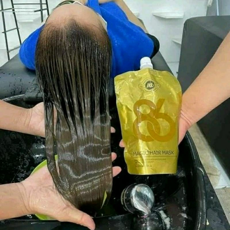 Collagen tươi A86 phục hồi tóc hư tổn khô sơ hấp ủ tóc hư tổn cho salon 500ml