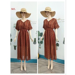 Đầm maxi, Đầm Vintage Nhật Hàn