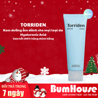 Kem dưỡng ẩm da mặt TORRIDEN DIVE IN chứa axit hyaluronic phân tử thấp tuýp 80ml