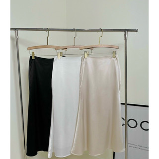LUU SKIRT- Chân Váy Lụa Đuôi Cá, Chân Váy Lụa Nữ Dài