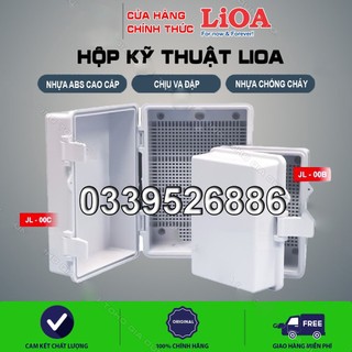 Tủ điện LIOA chống cháy, chống nước, JL - 00C: 235x178x120 mm ; JL - 00B: 180x140x120 mm