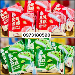 Thùng 2kg bánh mochi sữa chua dẻo phủ socola
