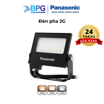 Đèn pha 2G PANASONIC chiếu sáng ngoài trời IP65, Công suất 10W/20W/30W/50W, Tuổi thọ 25.000h