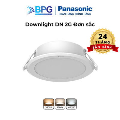 Đèn LED âm trần Downlight Panasonic DN 2G Công suất 6W, 9W, 12W, Bảo hành 2 năm - lỗi 1 đổi 1