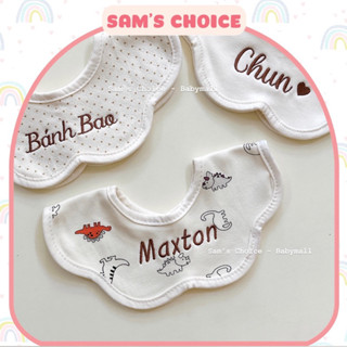 [ THÊU TÊN ] YẾM VẢI CHO BÉ BUNNIE BLOSSOM CHÍNH HÃNG HÀN QUỐC thời trang, ăn dặm