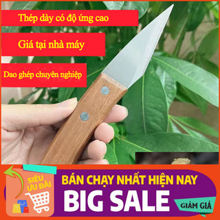 Dao ghép cành, triết cành, dao cán gỗ siêu chắc