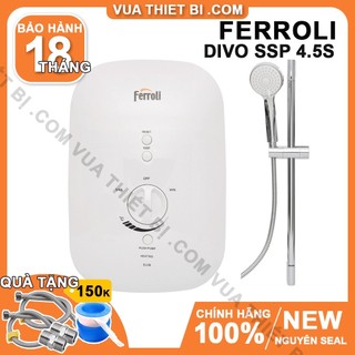 Ferroli DIVO SSP 4.5S 4500W – Có bơm – Máy nước nóng trực tiếp