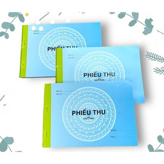 Combo 05-10 cuốn phiếu Thu, Phiếu Chi 2 liên giấy đẹp, giá rẻ