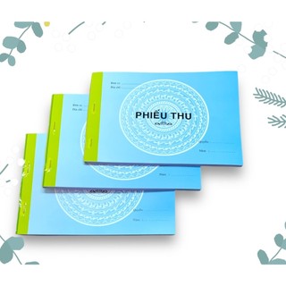 Combo 05-10 cuốn phiếu Thu, Phiếu Chi 2 liên giấy đẹp, giá rẻ