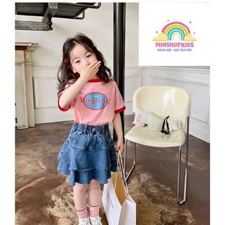 Quàn áo trẻ em, set Váy Jean, áo phông cho bé gái size 10-30kg