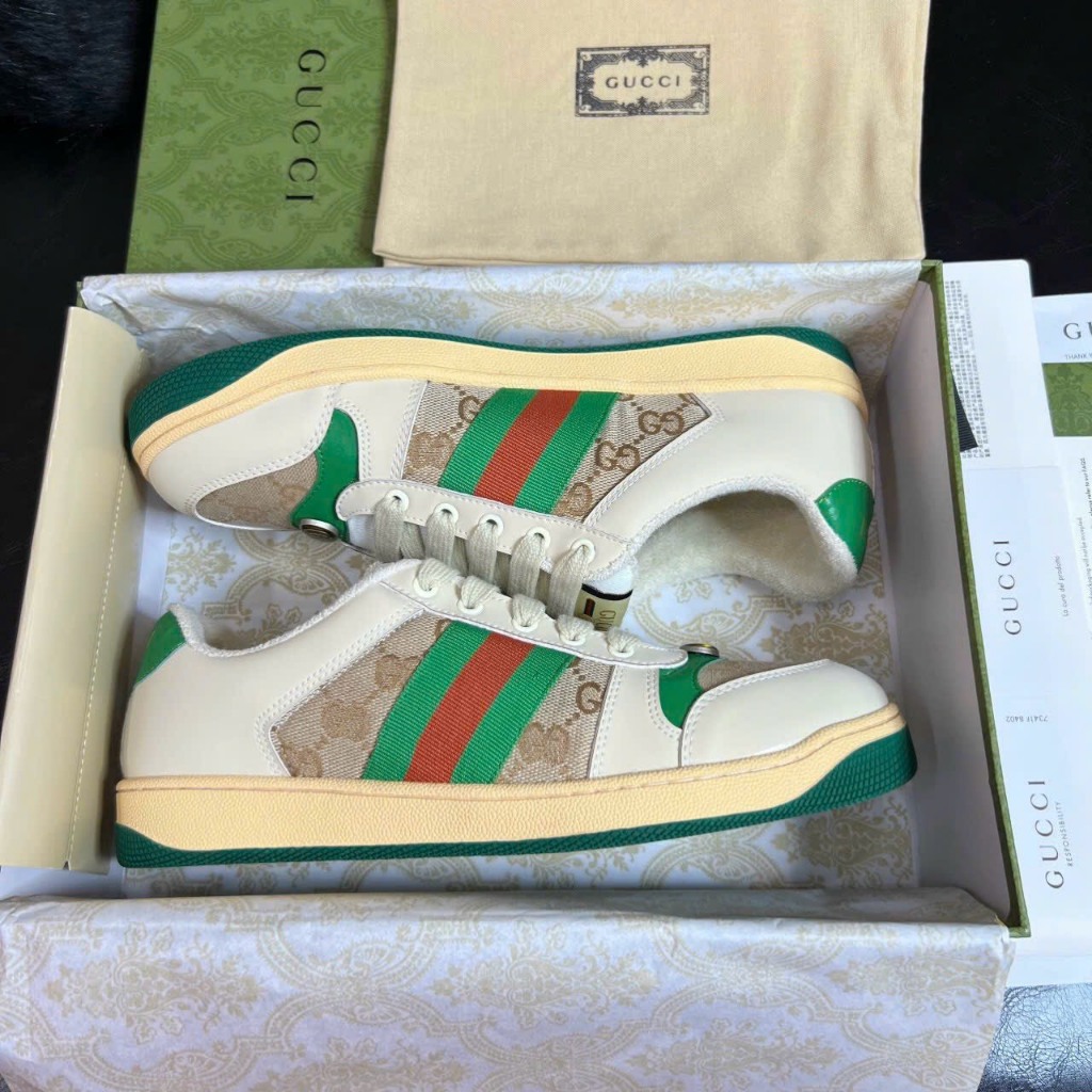 Giày thể thao GC Sơn Tùng - Hải Tú , giày sneaker GG ST xanh - hồng cao cấp cho nam nữ