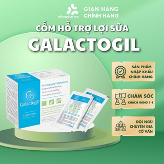 Olive Pharma chính hãng - Cốm hỗ trợ lợi sữa Galactogil hỗ trợ tăng tiết sữa hộp 24 gói x 3g hỗ trợ lợi sữa